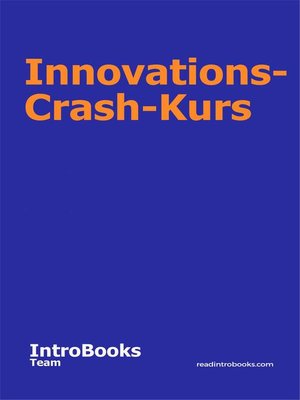 cover image of Innovations-Crash-Kurs